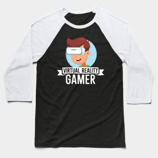 Virtual reality Gamer Baseball T-Shirt